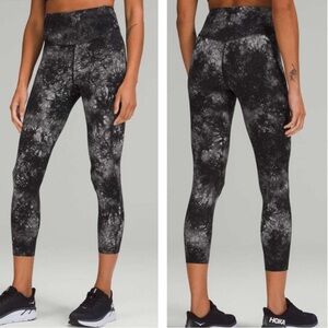 Lululemon Base Pace High-Rise Tight 25" Ink Vapor Ice Grey Multi 2